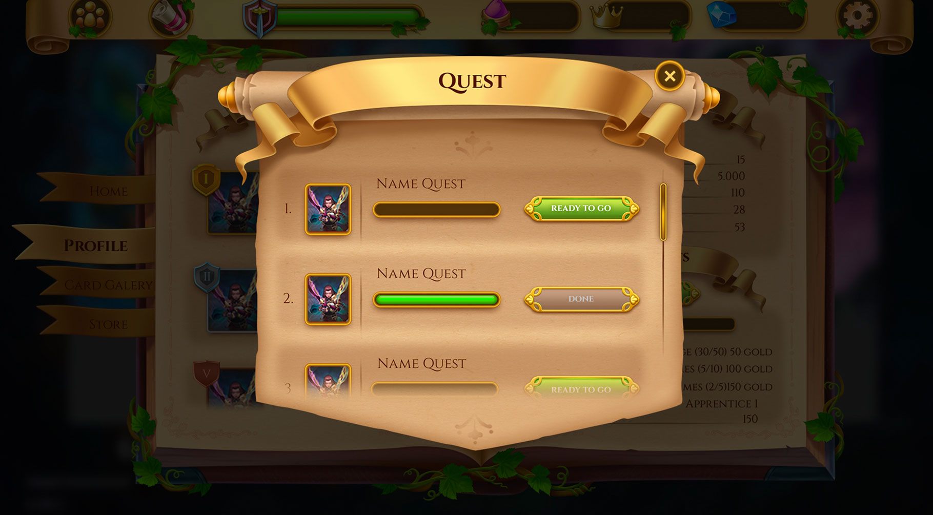 UI/UX – Heroes