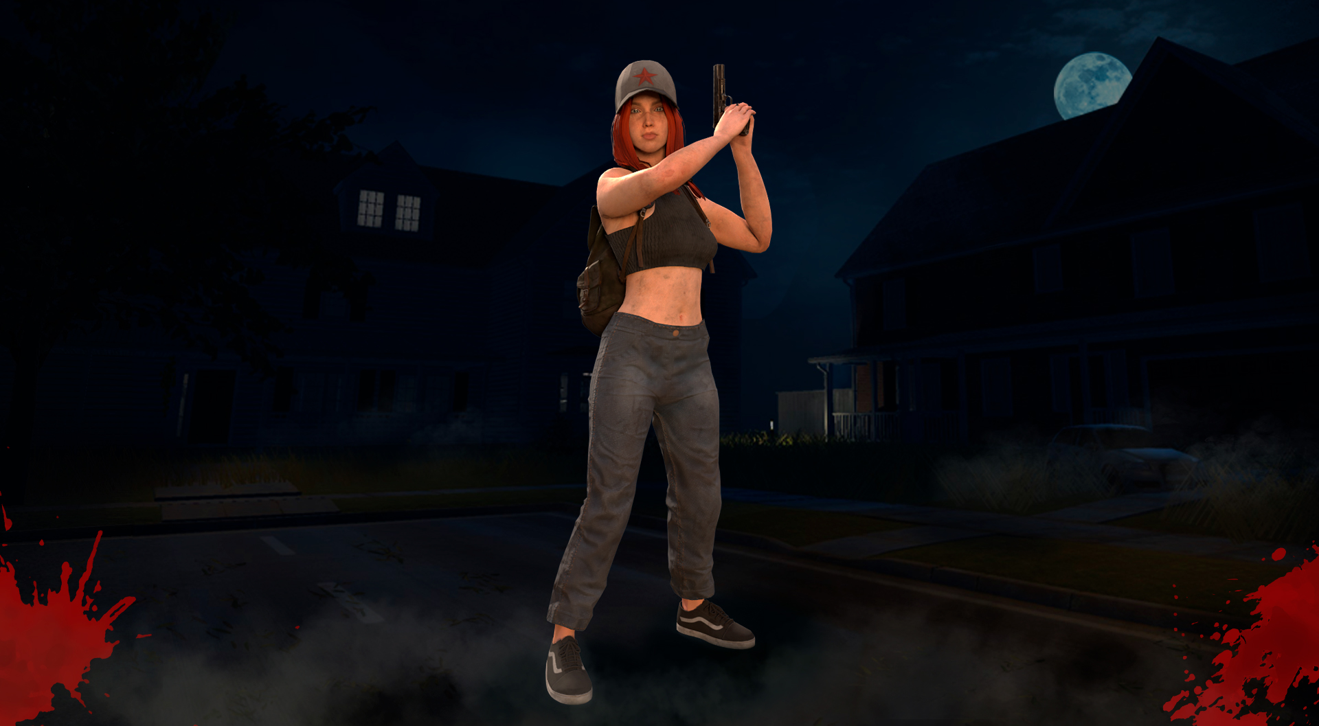 undead blocks girl
