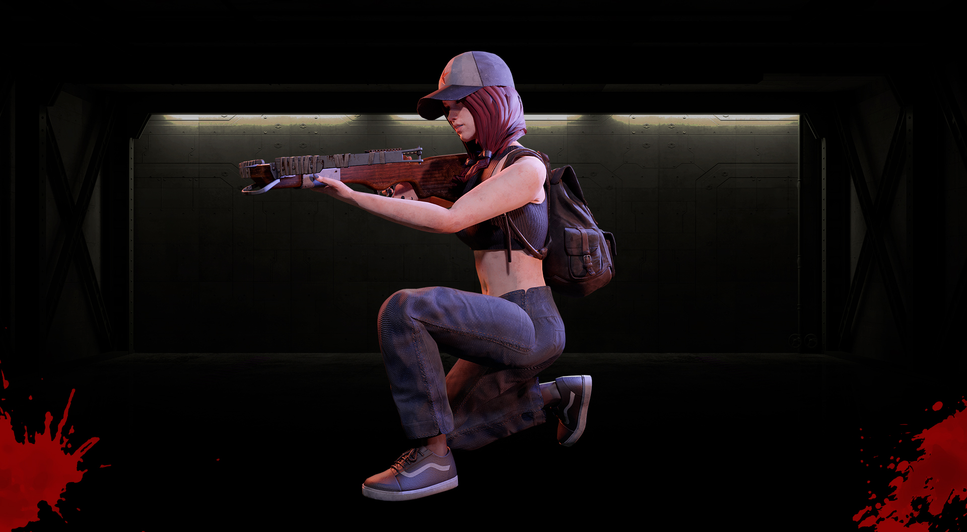 undead blocks girl